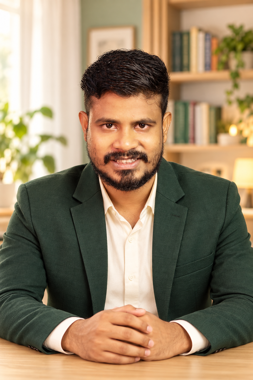 বর্মণ একাডেমির প্রতিষ্ঠাতা, উষ্ণ আলোয় সাজানো শেখার স্টুডিওতে
